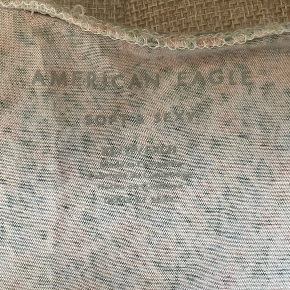 American Eagle Summer Floral Tube Top XS - Picture 3 of 3